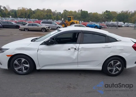 2020 Honda Civic Lx из США, поврежденный, VIN 2HGFC2F68LH547656